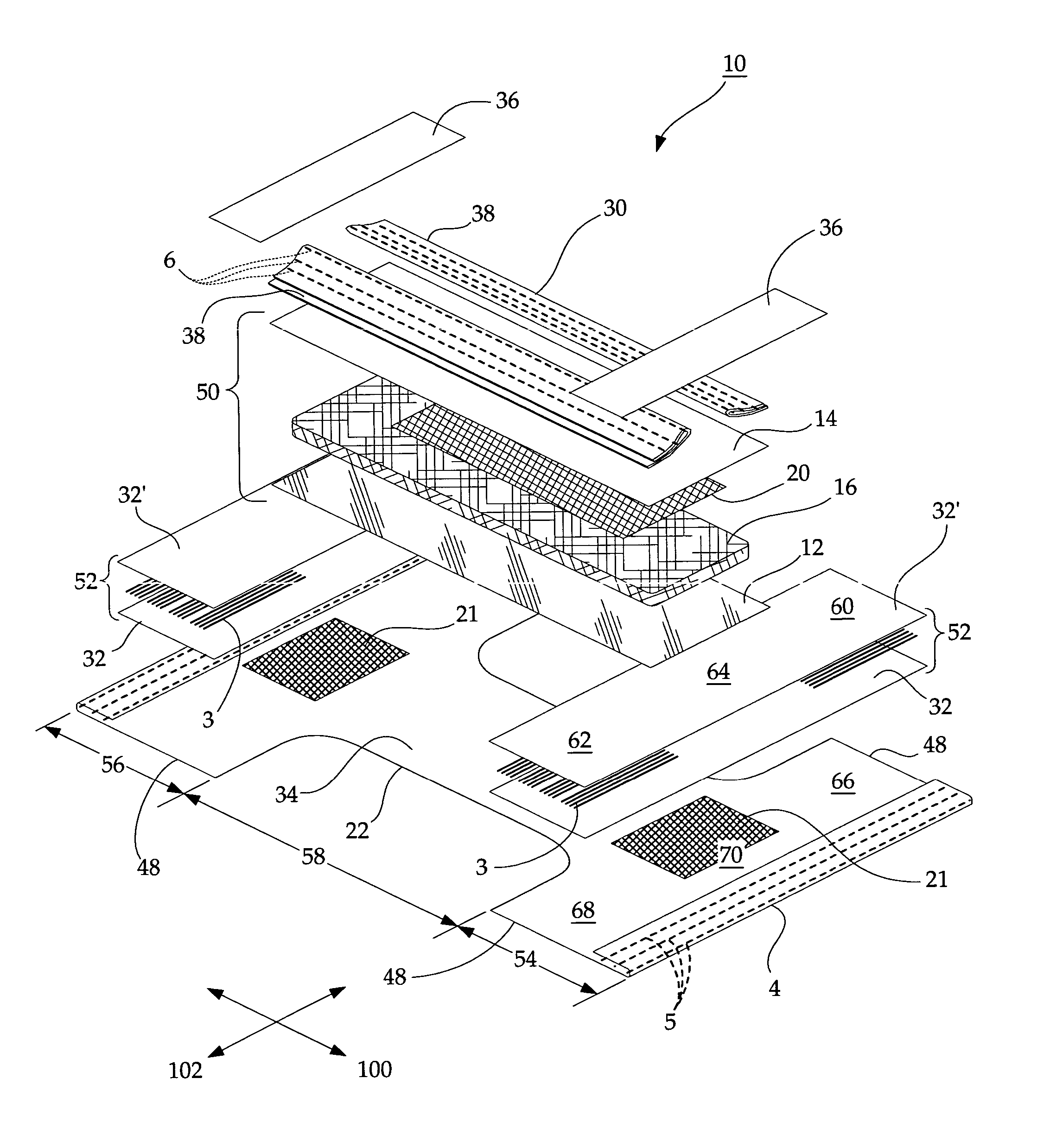 Cloth-like laminate and absorbent garment