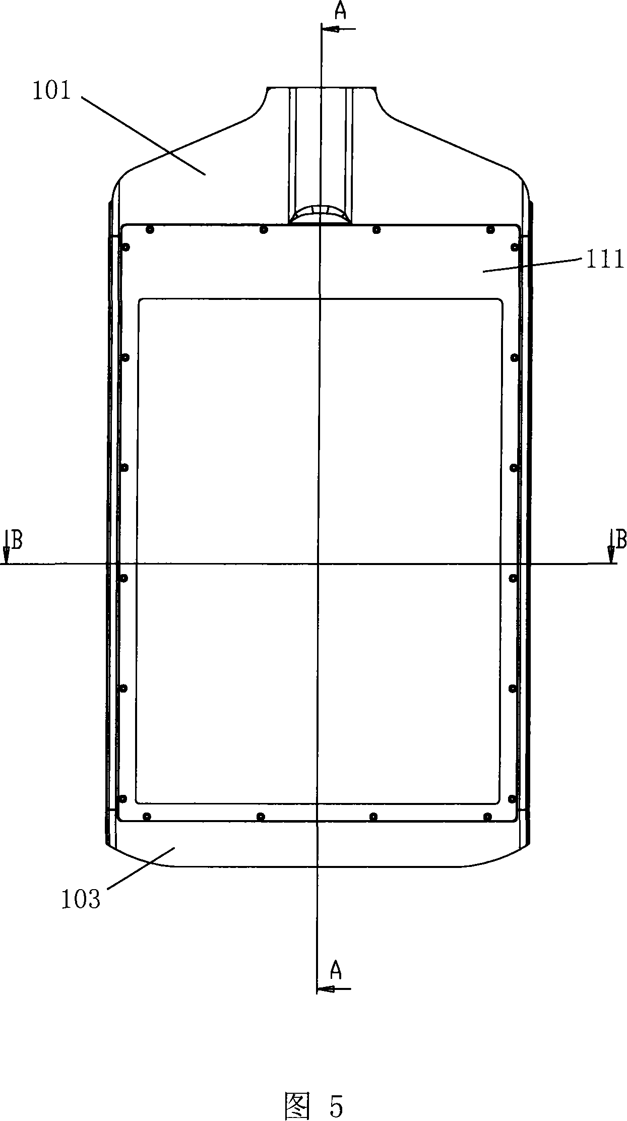 LED road lamp and LED road lamp radiation area expansion method