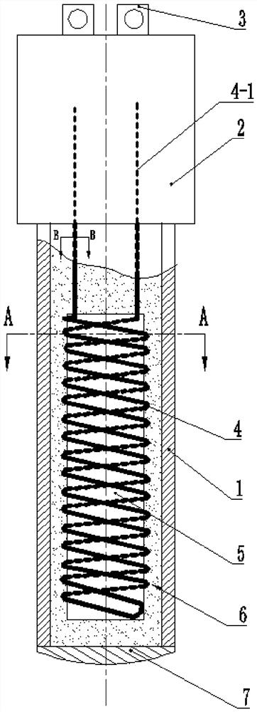 Electric heating device capable of uniformly and intensively heating