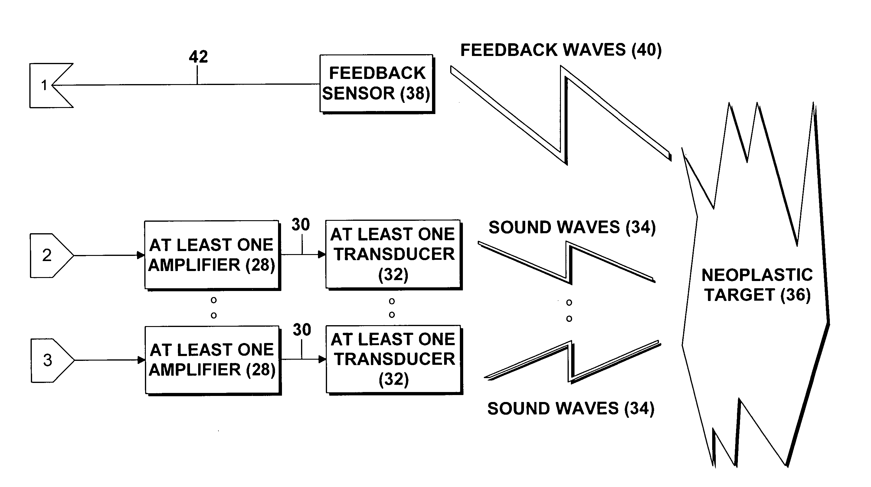 Neoplasm cell destruction device