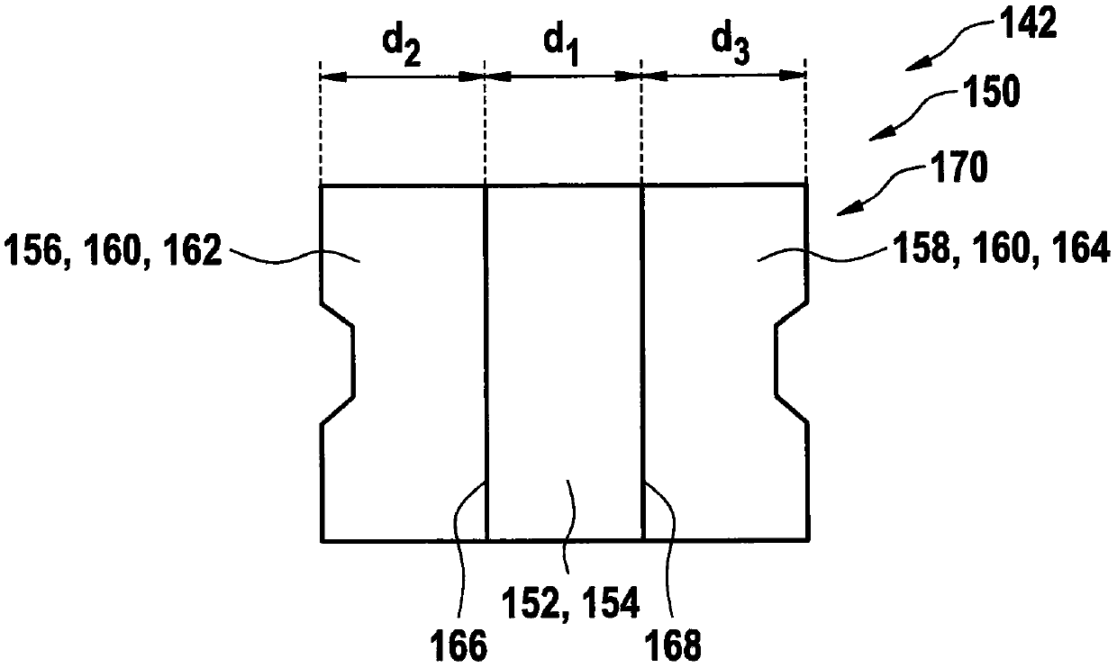 Sealing element for a sensor element of a sensor and manufacturing method thereof