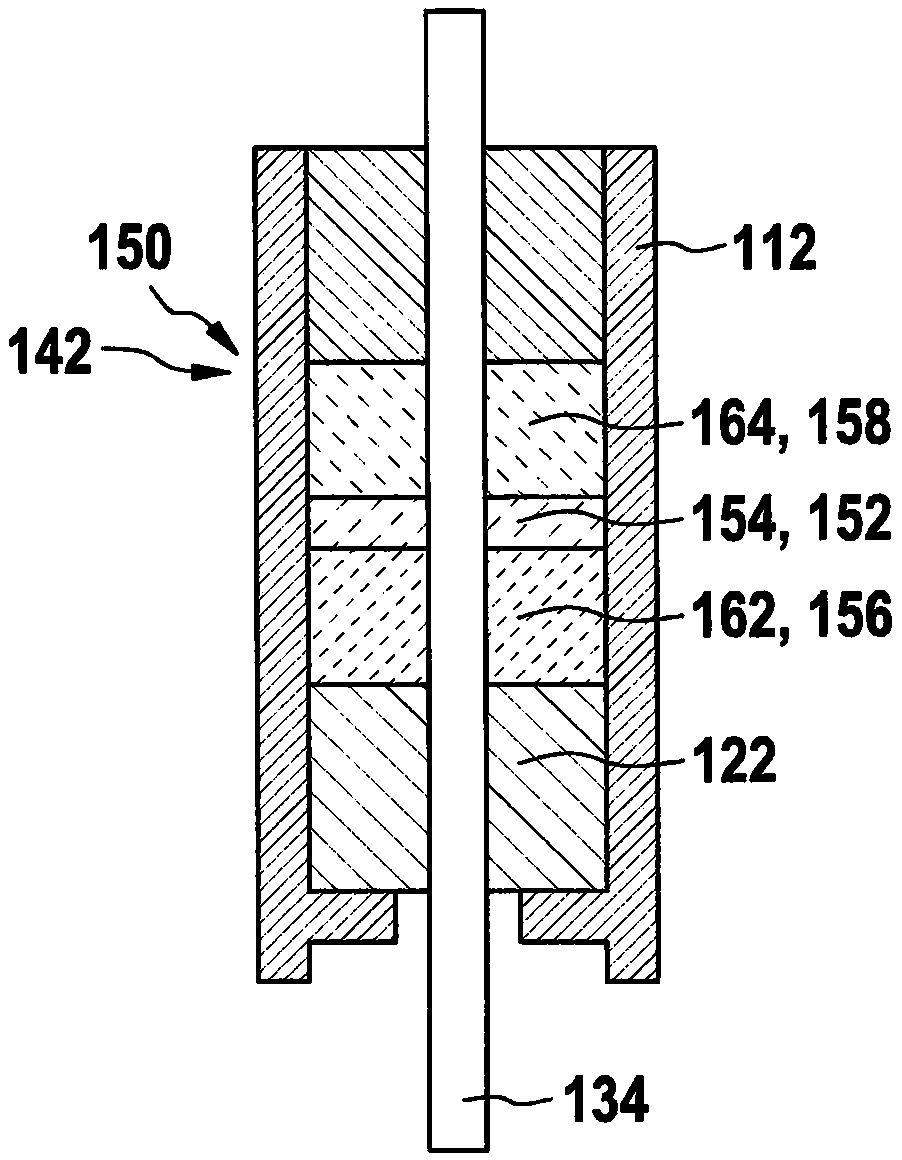 Sealing element for a sensor element of a sensor and manufacturing method thereof