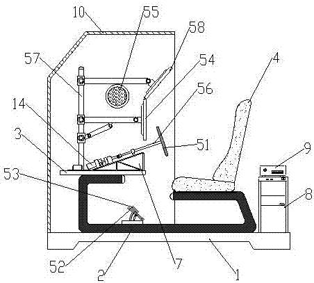 Hardware in-loop testing platform of electric vehicle whole-body layered control system and testing method thereof