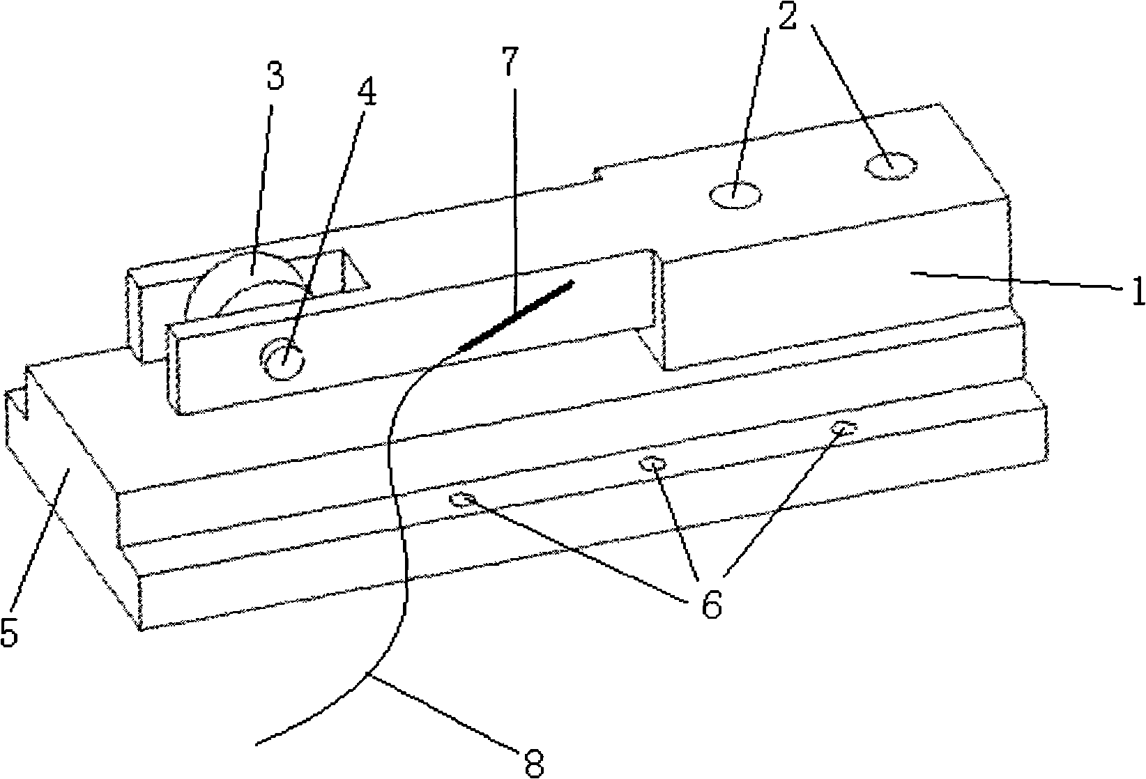 Weighting sensor with intensity demodulation chirped fiber grating