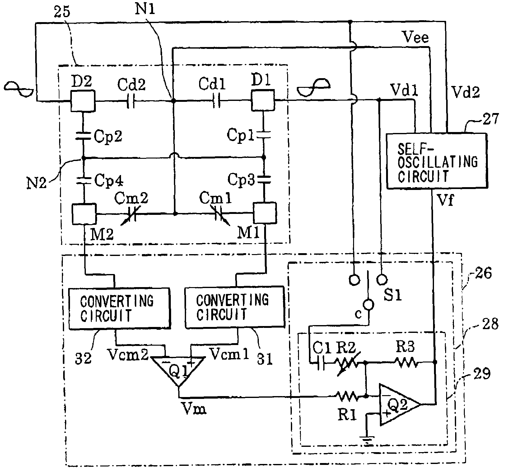 Angular velocity sensor device