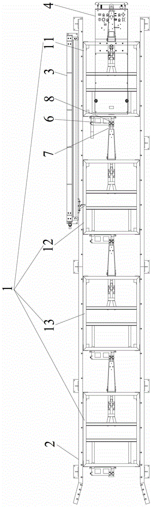 Automatic decoupling system for unmanned van