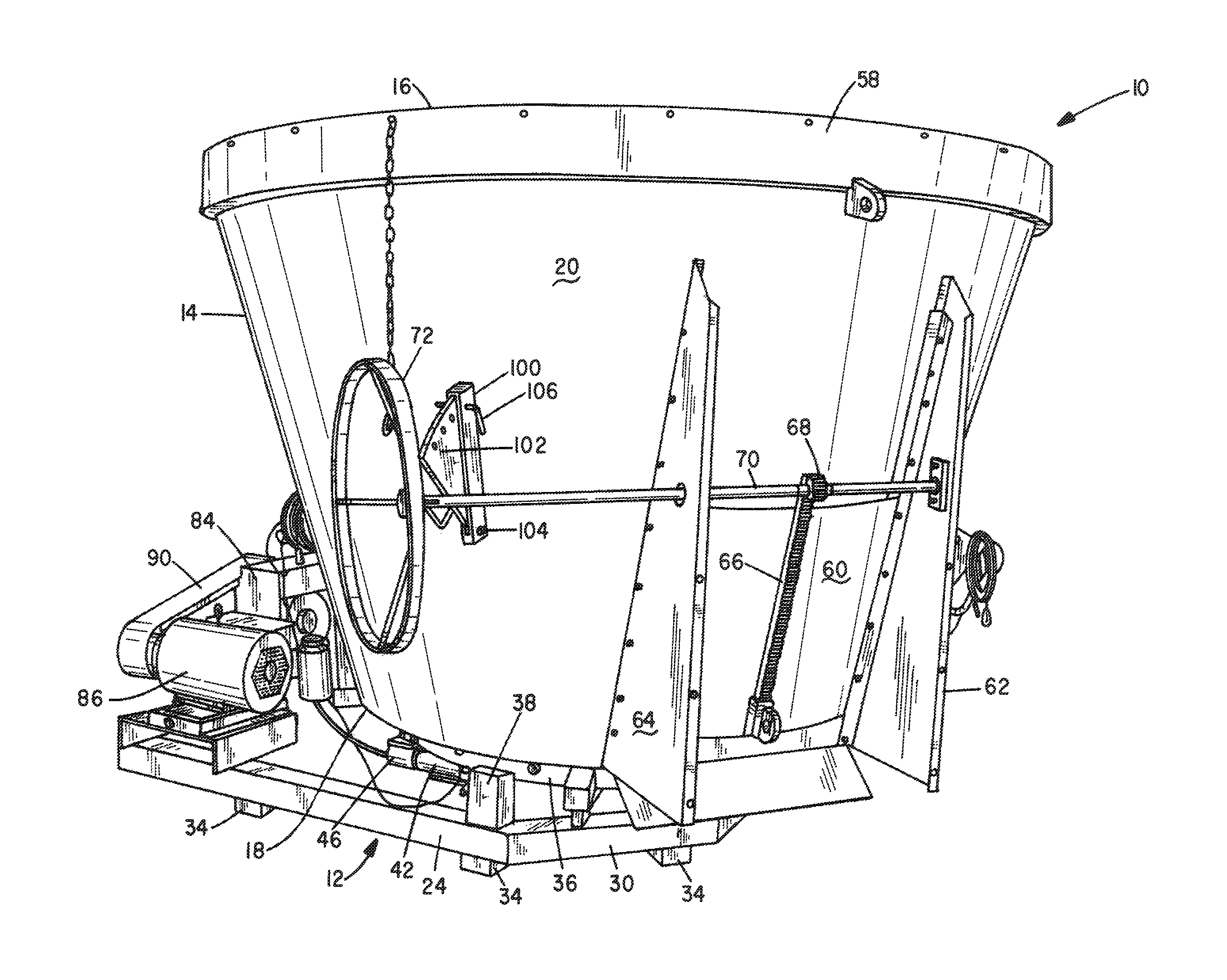 Livestock feed mixer