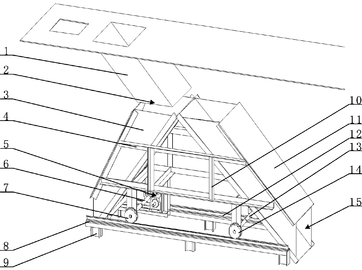 Intelligent manufacturing teaching training platform with material block conveying device