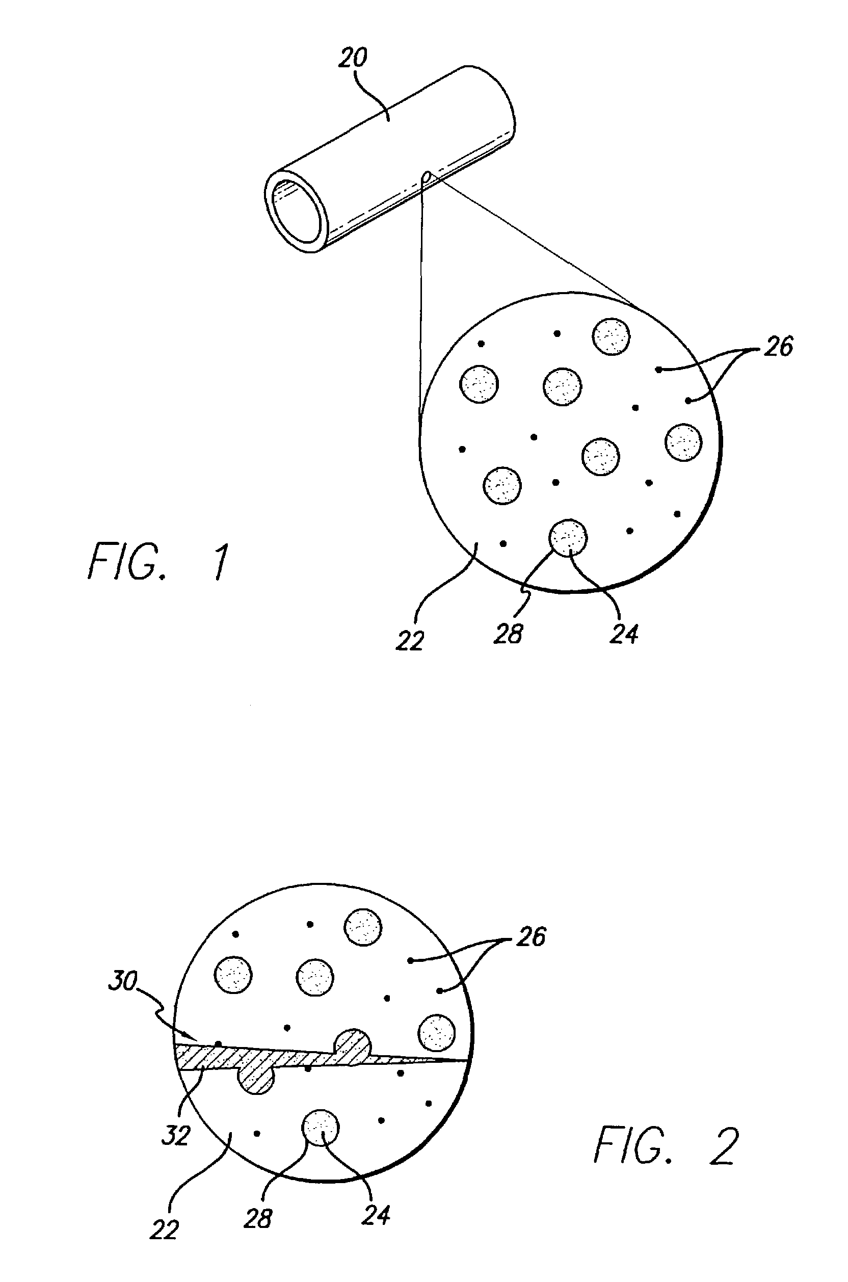 Medical device made from self-stiffening composite