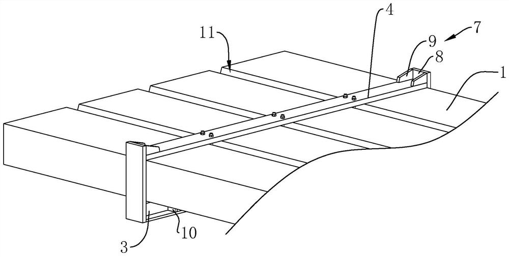 A clamping and strengthening method for prefabricated concrete hole hollow slab bridges