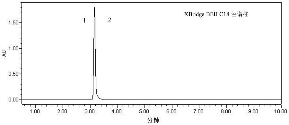 Method for separating and detecting m-cresol and p-cresol content through ultrahigh liquid chromatography and application thereof