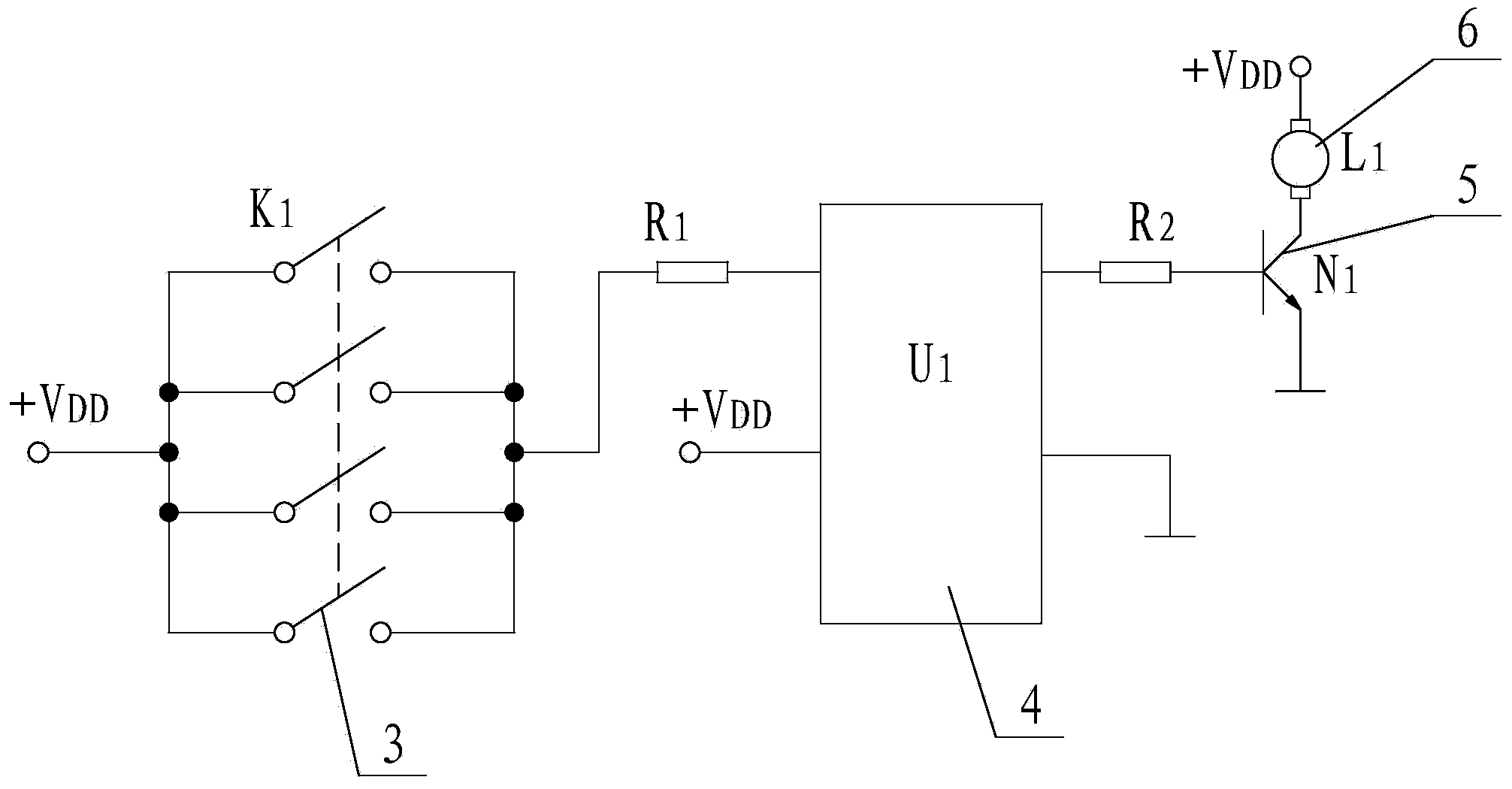 Reminding device for preventing key from being forgotten to be pulled