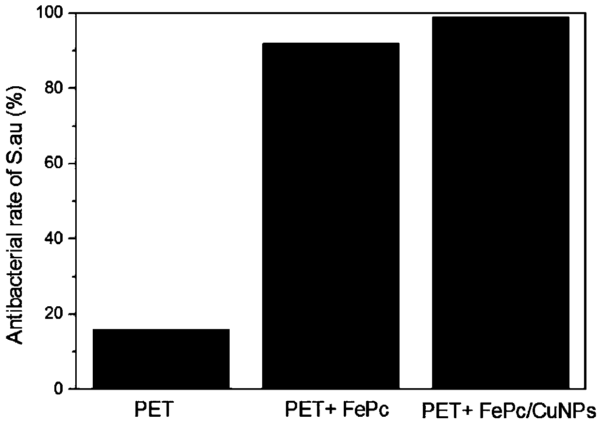 Catalytic composite anti-bacterial fiber and preparation method and application thereof