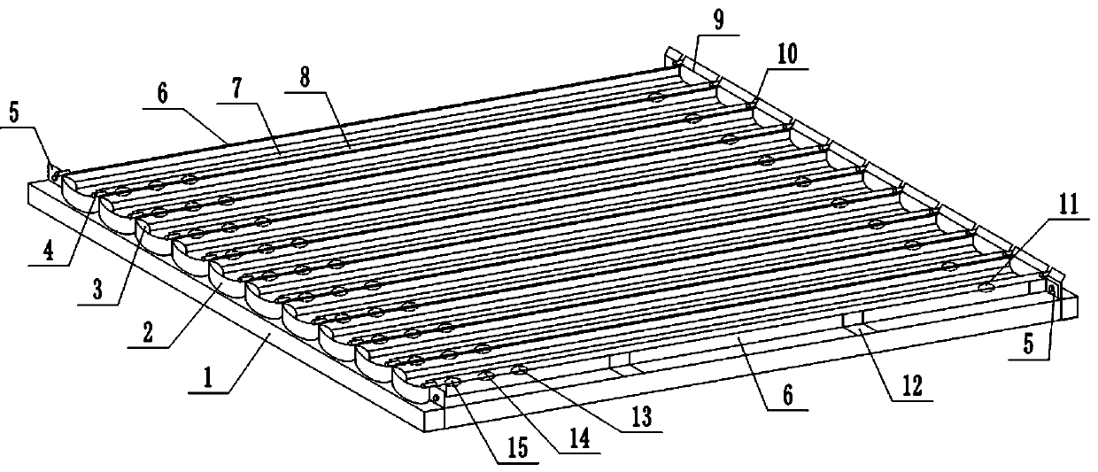 A processing method for concrete column mold structure