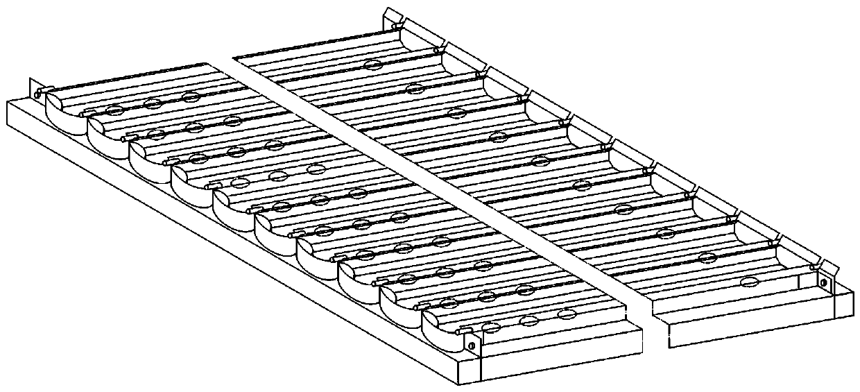 A processing method for concrete column mold structure