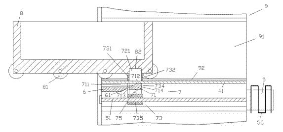 Electric power drawer cabinet apparatus with heat dissipation function