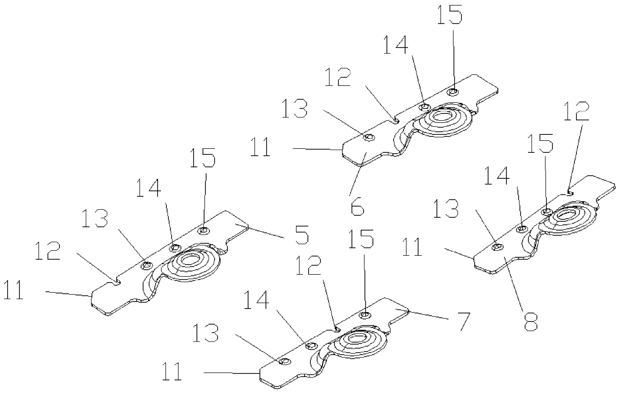 Novel top-mounted type baggage rack support convenient to recognize and mount