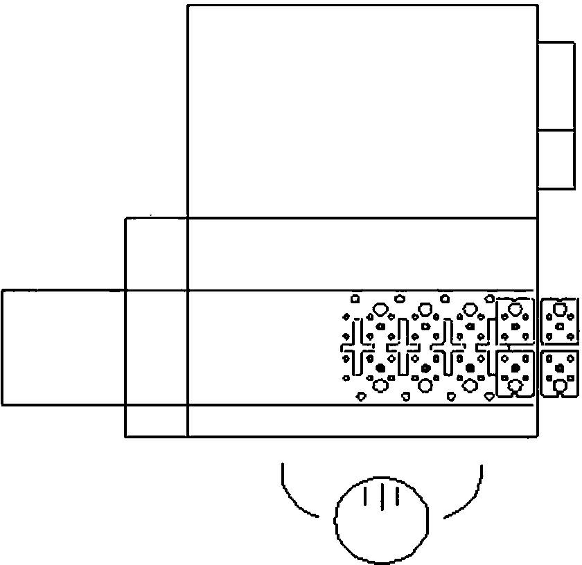 Press line automatic tapping process and processing system thereof