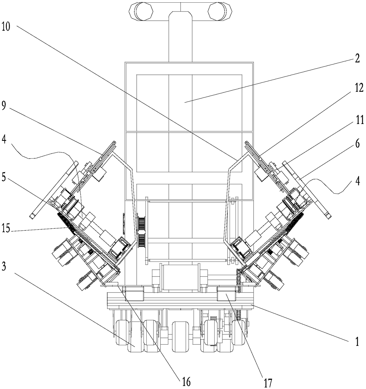 Strawberry picking machine