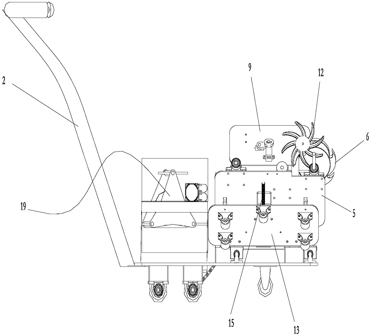 Strawberry picking machine