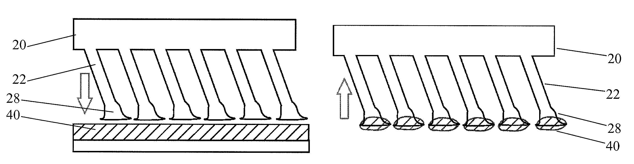 Methods of making dry adhesives