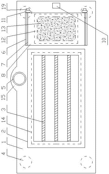 Car-repairing movable lying board with eye protecting function