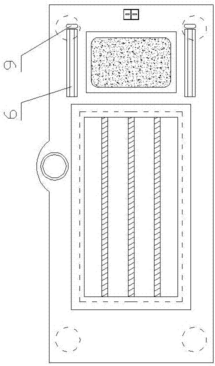 Car-repairing movable lying board with eye protecting function