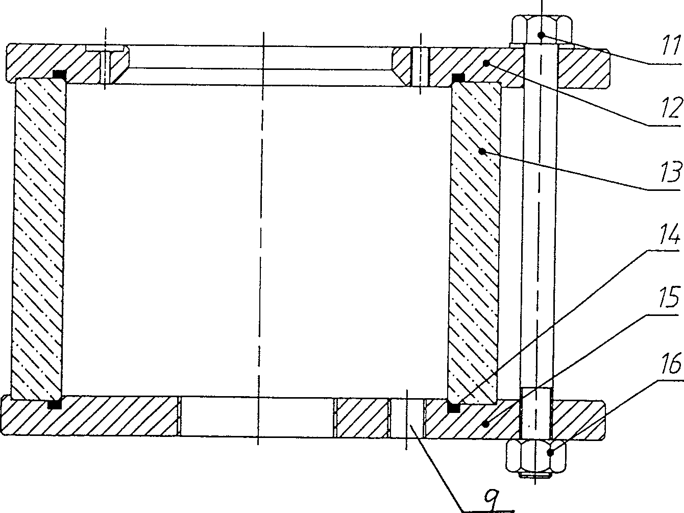 Electromagnetic impulse valve service lifetime rapid test device and test method thereof