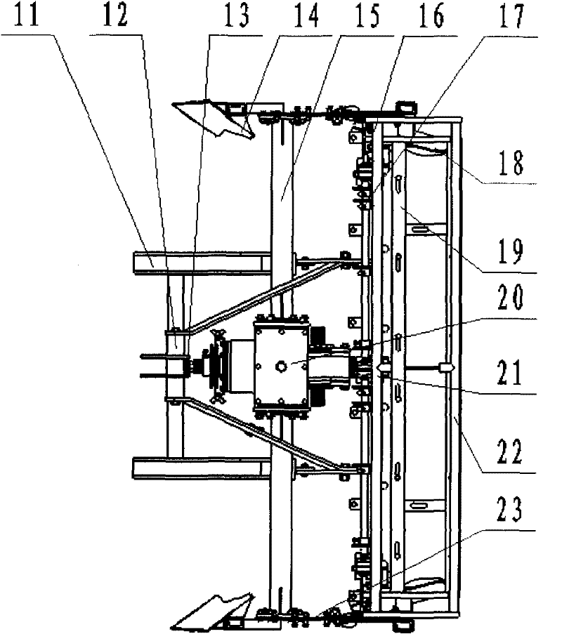 Pneumatic rape precise combined direct seeder