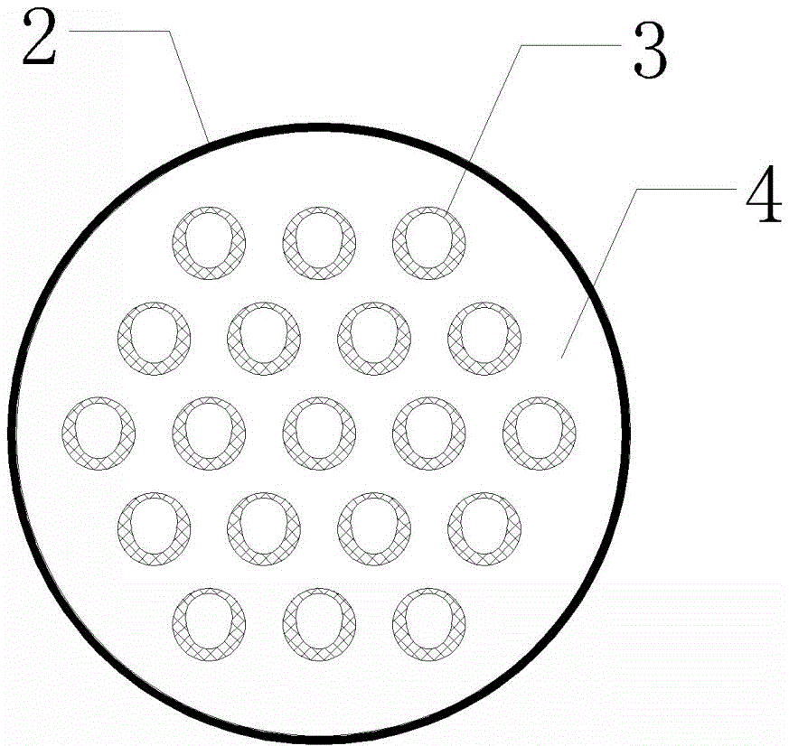 Efficient steel strand wire stay cable saddle