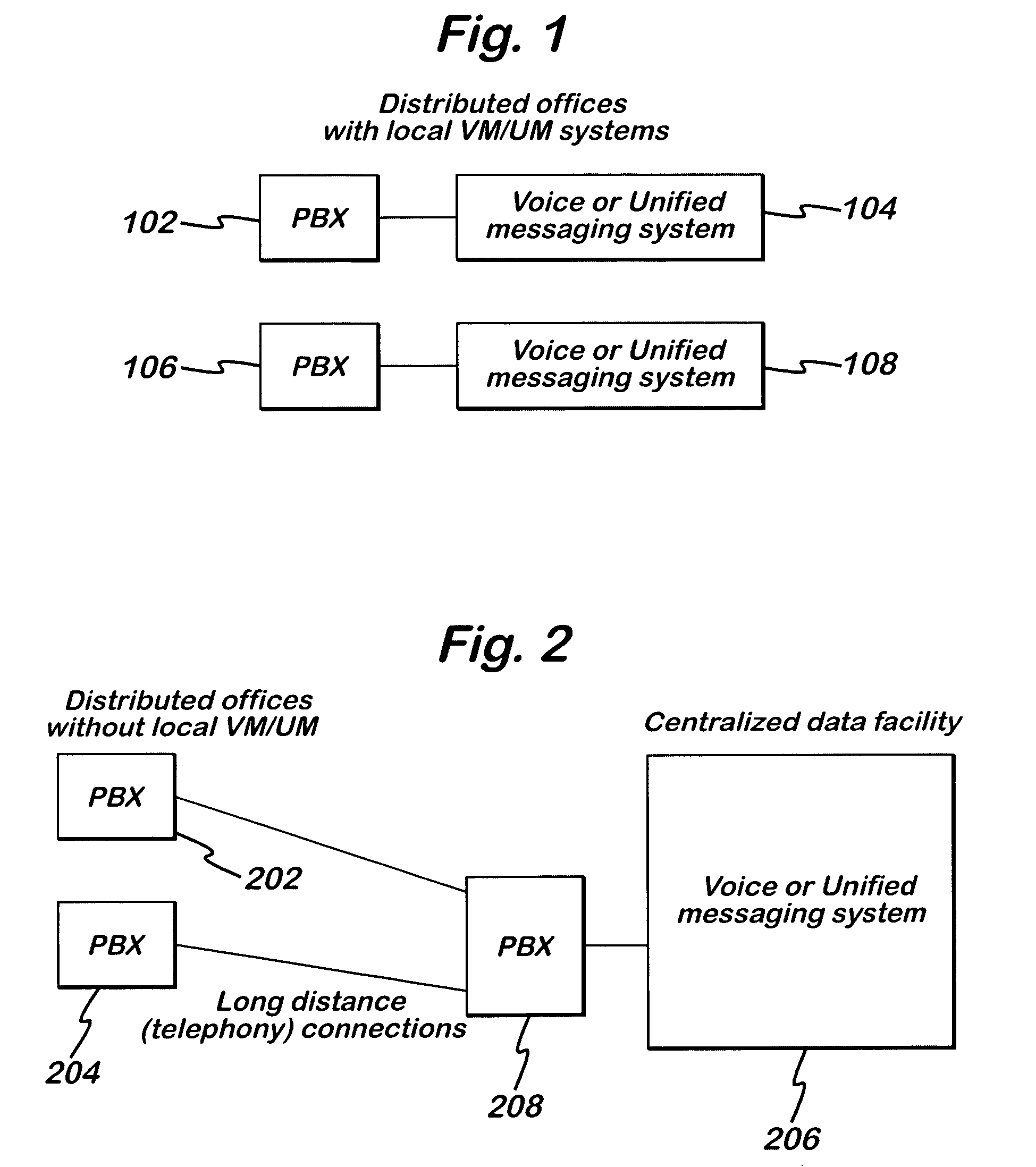 Flexible distributed/centralized architecture for voice/unified messaging system