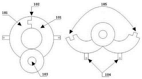 Engaging-type ground wire clamp