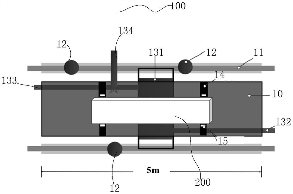 Laser additive manufacturing device and method for manufacturing large metal component