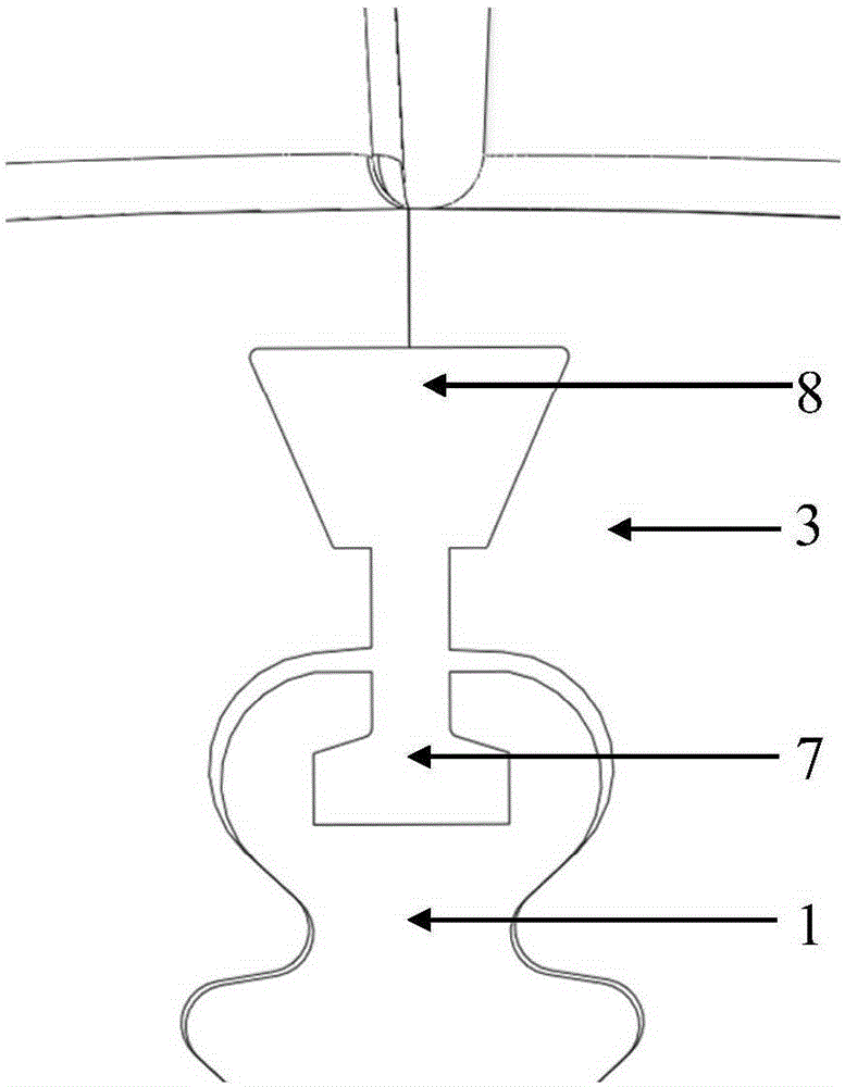 Vibration reducing and pressure bearing damping structure for blade root platform of movable blades