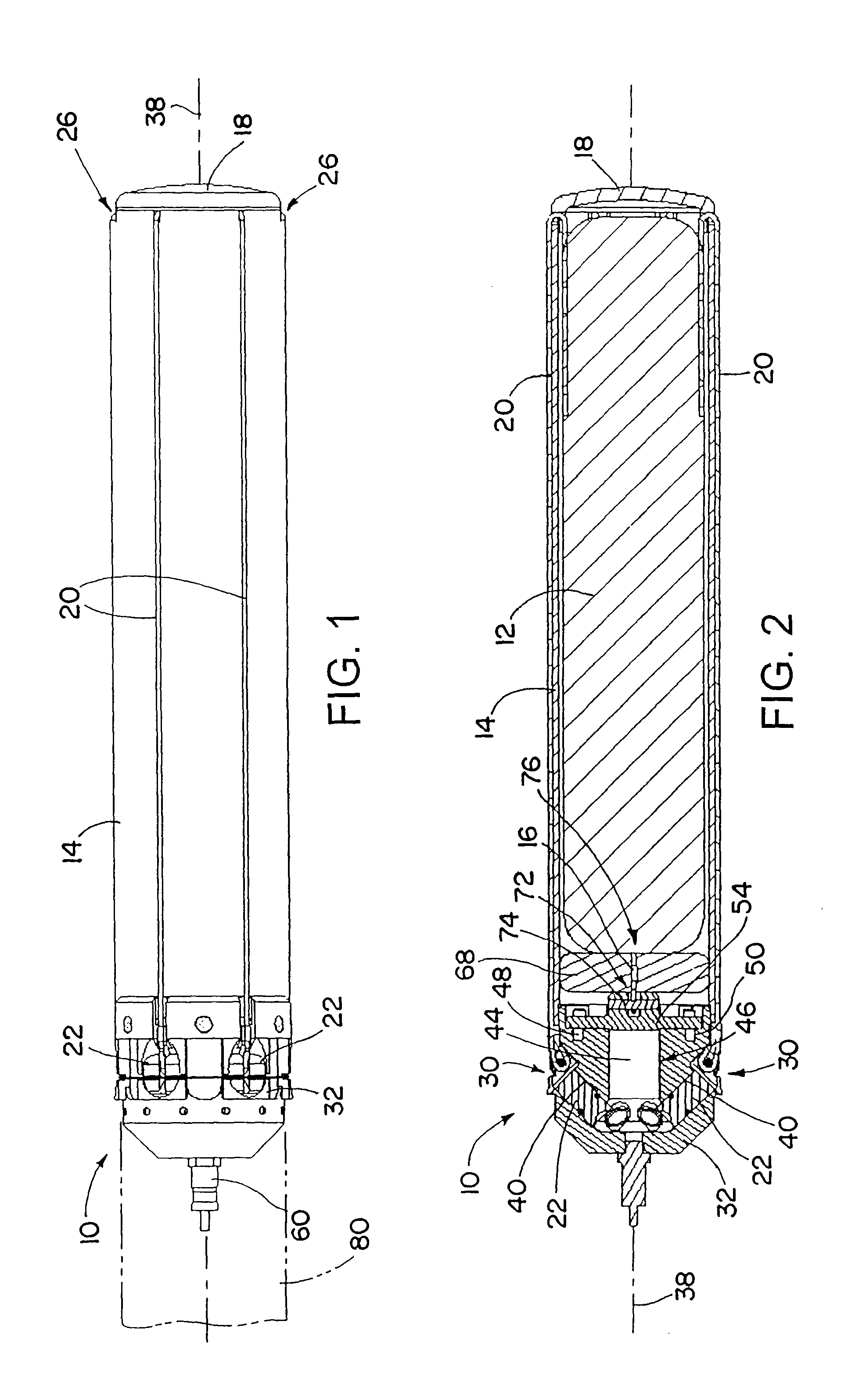 Interceptor projectile with net and tether