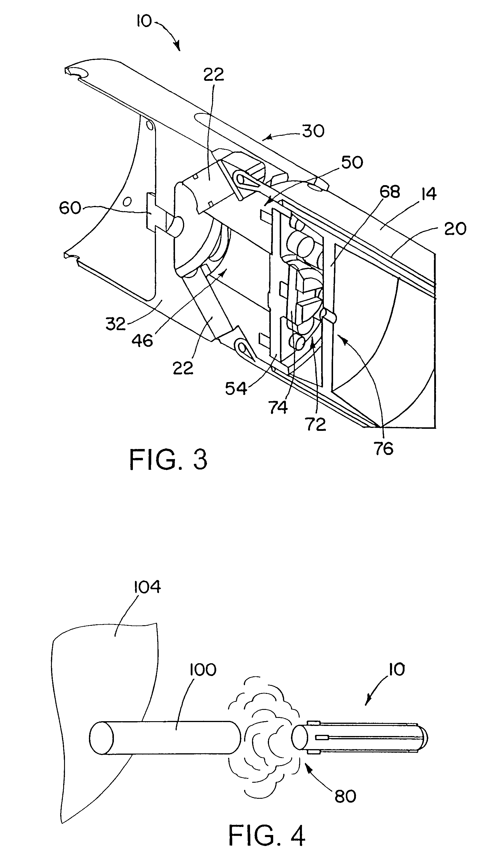 Interceptor projectile with net and tether