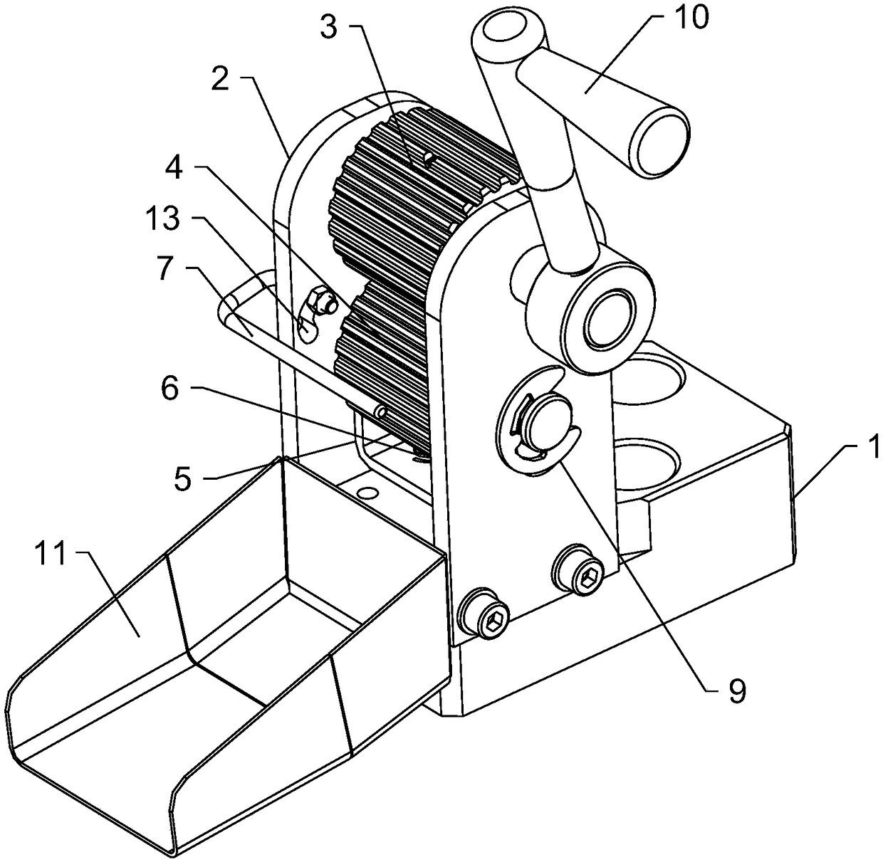 Paste extrusion device