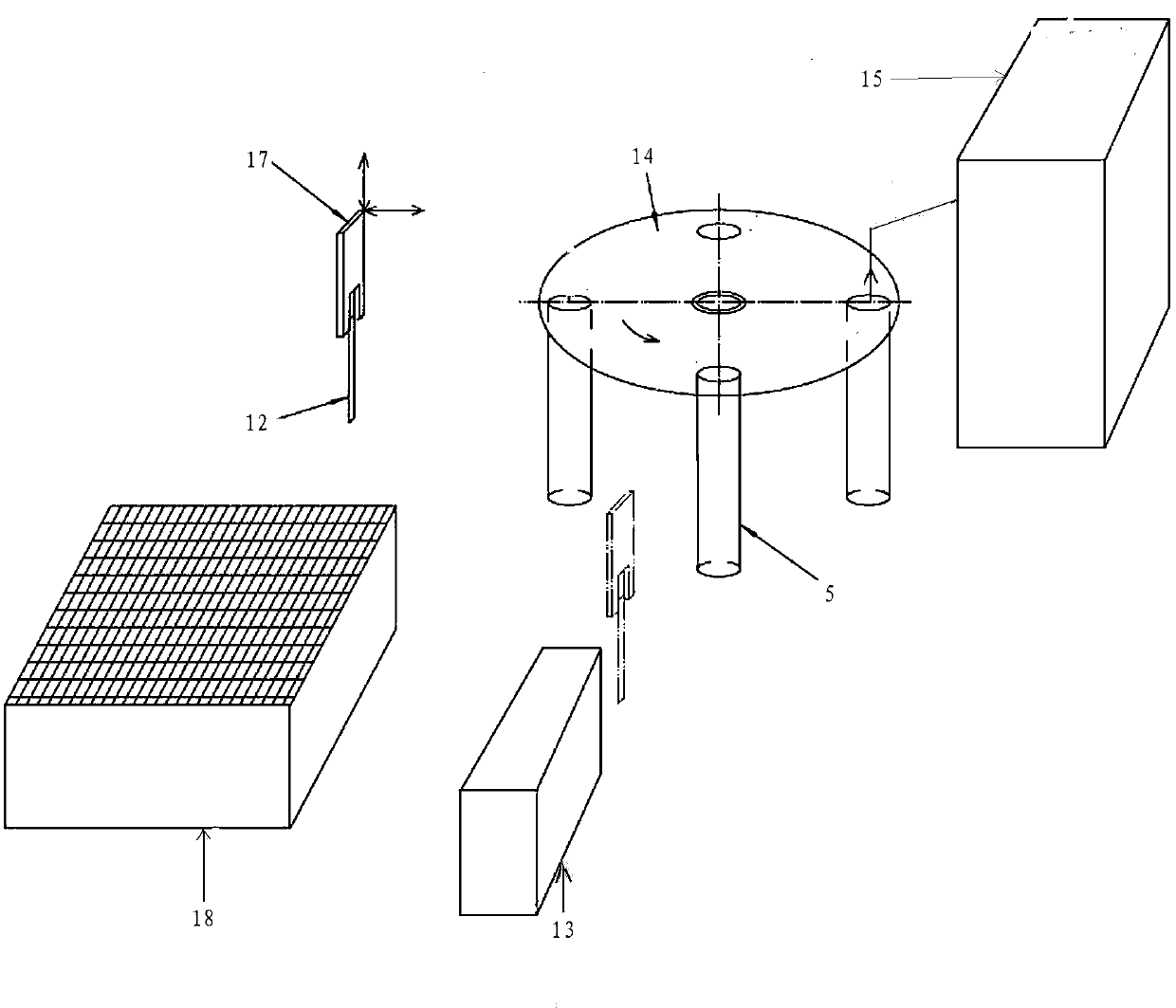 Dry chemical detection system of full-automatic urine detector