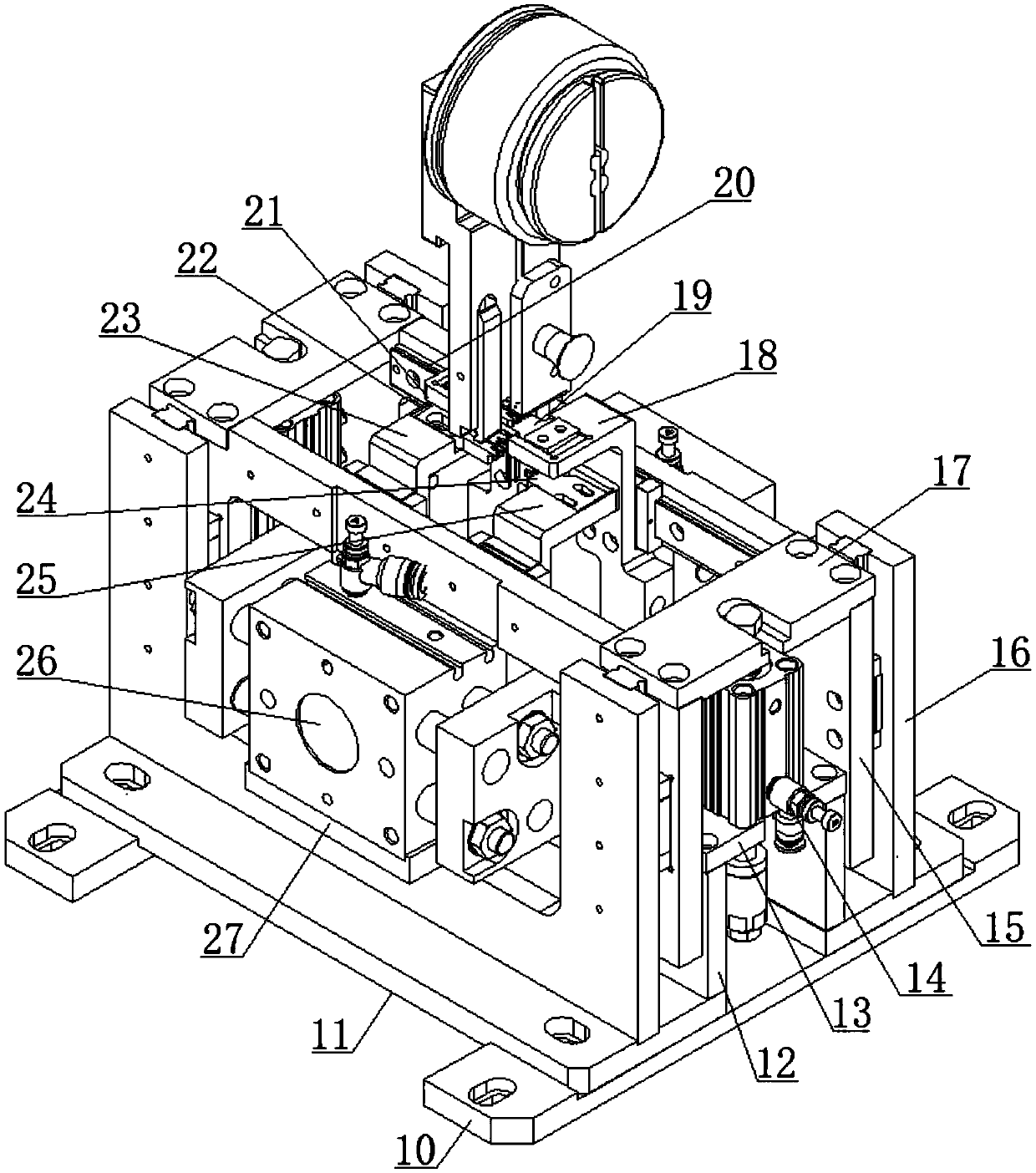 Multi-wire automatic shearing tin pick-up treatment device