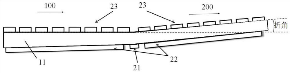 Composite surface type X-ray piezoelectric deformable mirror