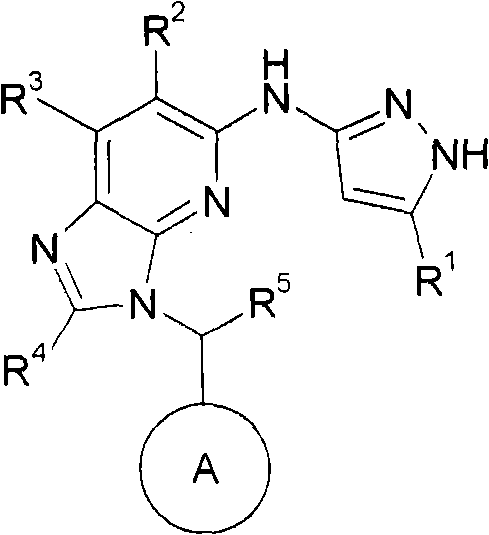 5-aminopyrazol-3-yl-3h-imidazo [4,5-b] pyridine derivatives and their use for the treatment of cancer