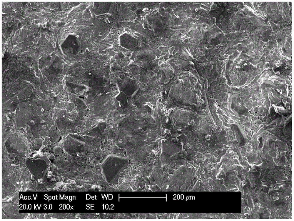 A kind of preparation method of sandwich structure diamond-al composite material