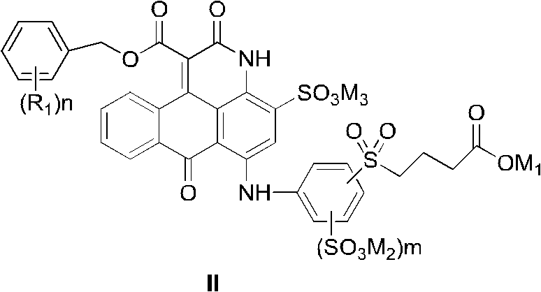 Magenta dye and preparation method and application thereof