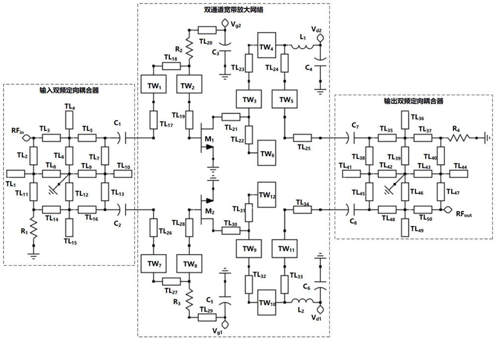 Dual-band high-efficiency radio frequency power amplifier