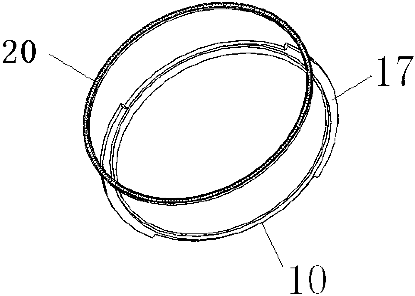 Stripper for die for pouring epoxy resin part of GIS (Geographic Information System) basin-type insulator and control device of same