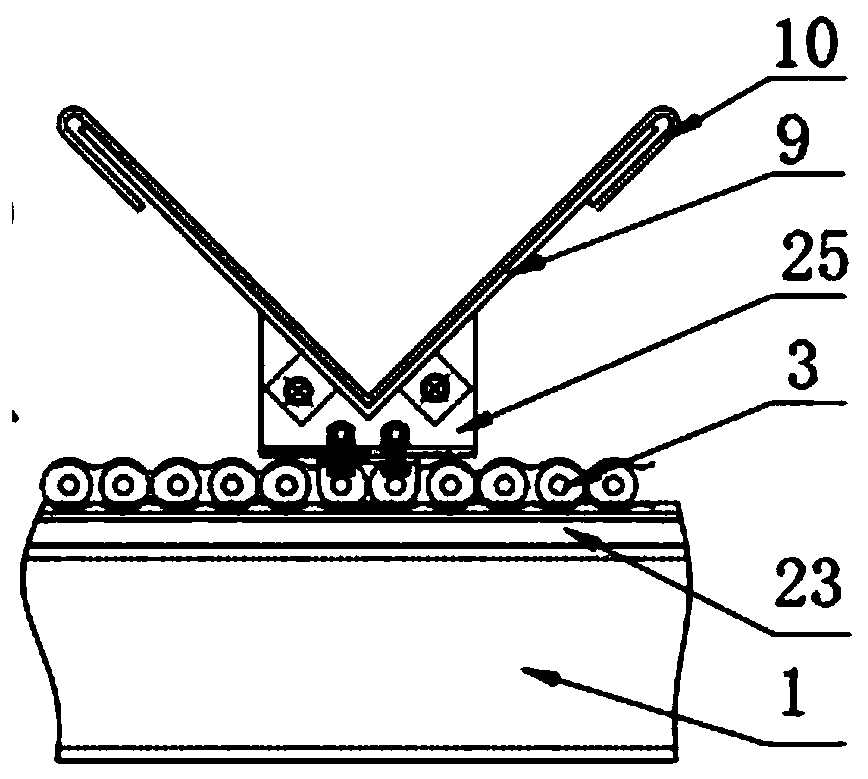 A flexible rubber and plastic foam pipe fixed-length cutting machine and its cutting method