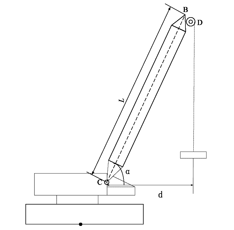 Crane boom working parameter measuring method, controller, apparatus, and crane