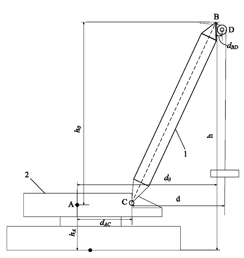 Crane boom working parameter measuring method, controller, apparatus, and crane