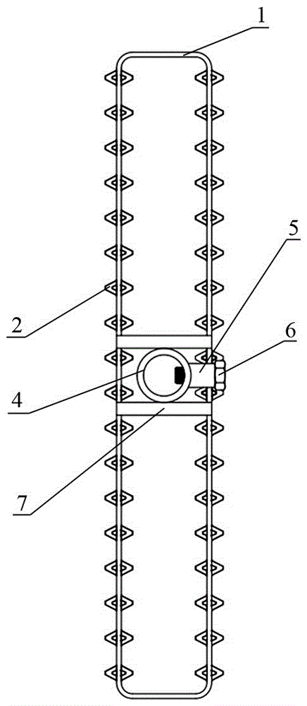 Anodic oxidation hanging tool suitable for square hole pipe fitting and mounting and hanging method