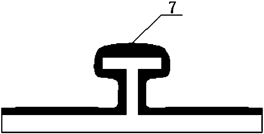 Concrete tube with lining water-absorption expansion plastic sheet